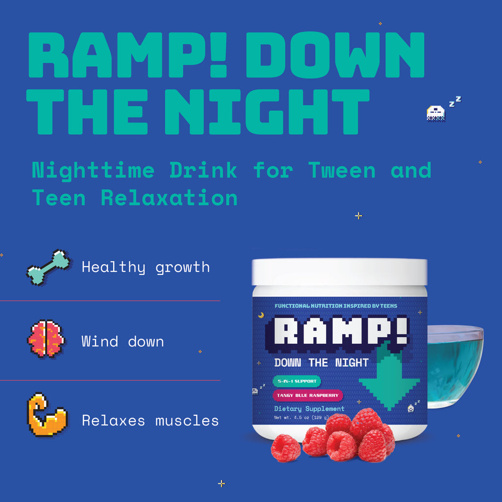 Ramp Down the Night Natural Supplement for Stress Relief Drink Ramp!