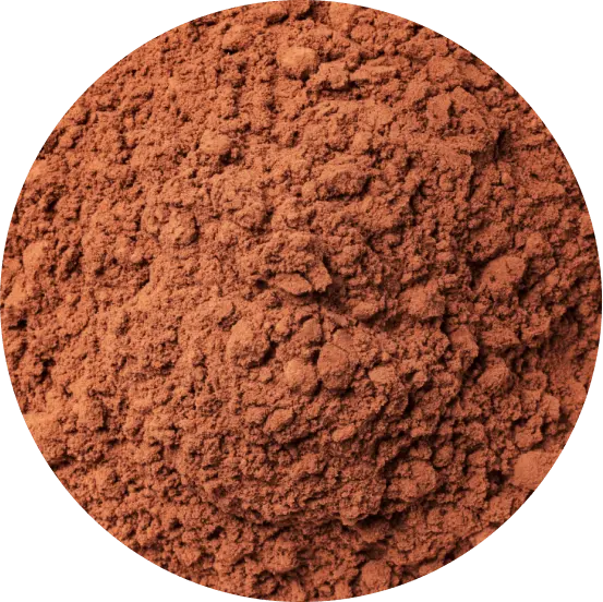 Pile of cocoa powder