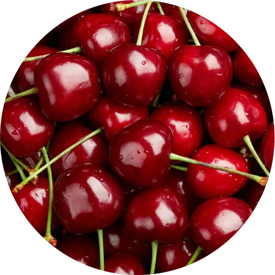 A pile of cherries